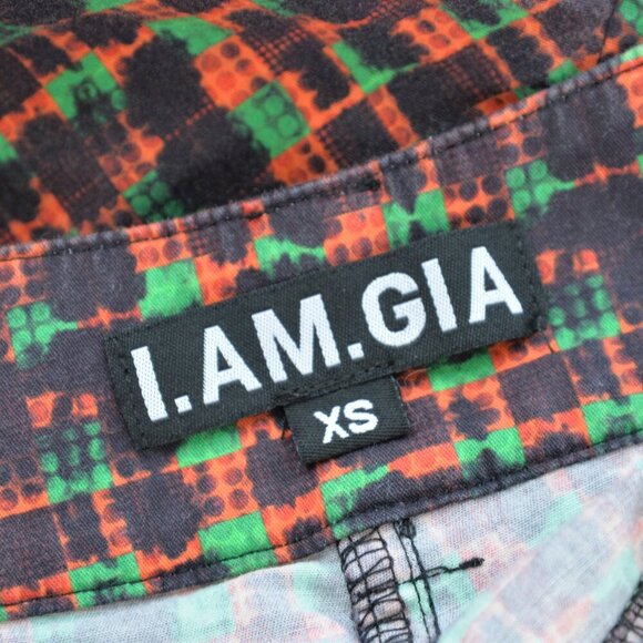 I.AM.GIA Dante Cargo Pants Plaid Straight Leg Sz XS - Picture 4 of 9